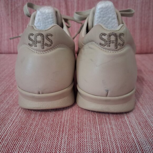 SAS Time Out Walking Shoes USA Men's 10 1/2 N Bone Comfort Orthopedic Sneaker - Picture 8 of 9